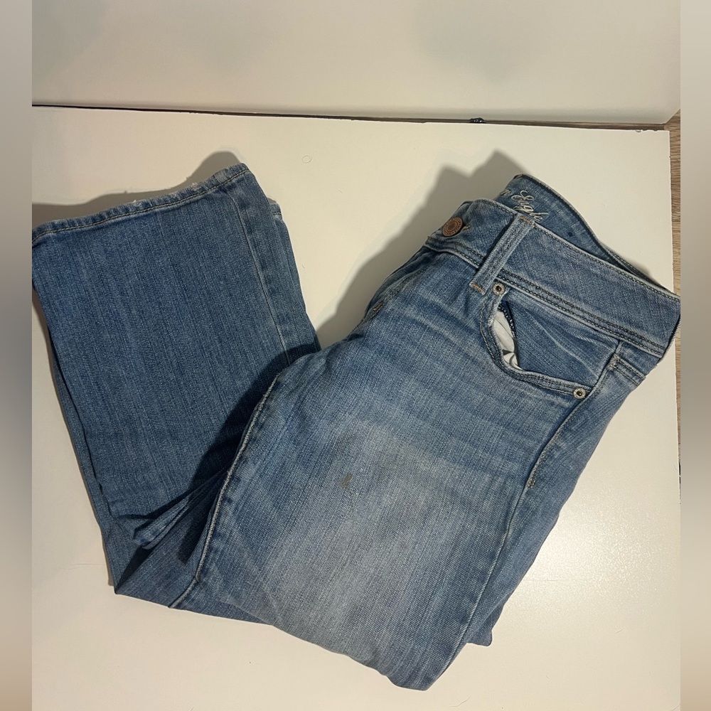 American Eagle Outfitters Blue Straight Leg Jeans